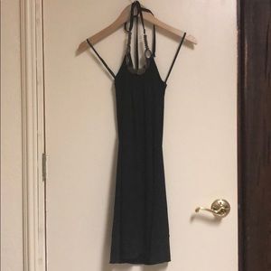 🦓 3/$12 Black halter top dress